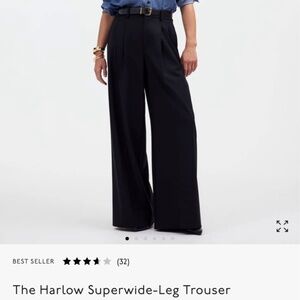 Madewell Trousers - Harlow Superwide Pants
